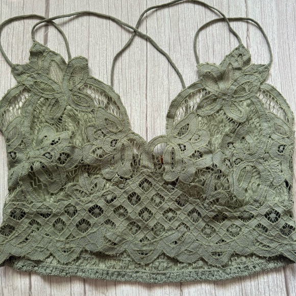 Free People Other - New Free People Intimately FP Adella Longline Bralette XL